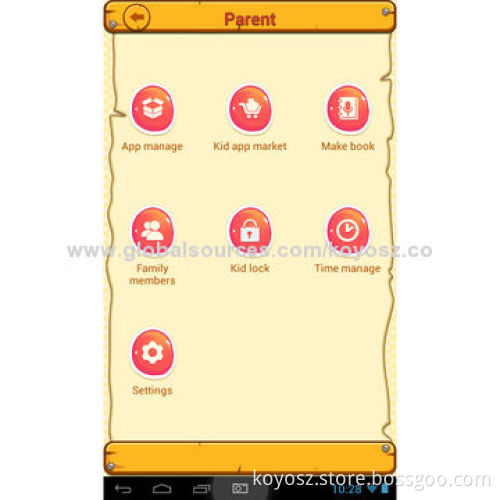 Children's Learning Systems with Learning Program/Parent Control, Android Tablets, Wi-Fi/3G/Camera